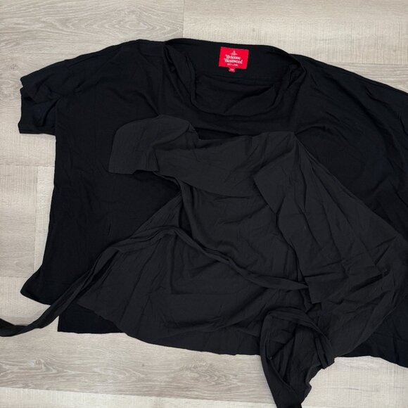 Vivienne Westwood Asymmetrical Draped Tee - Picture 10 of 13